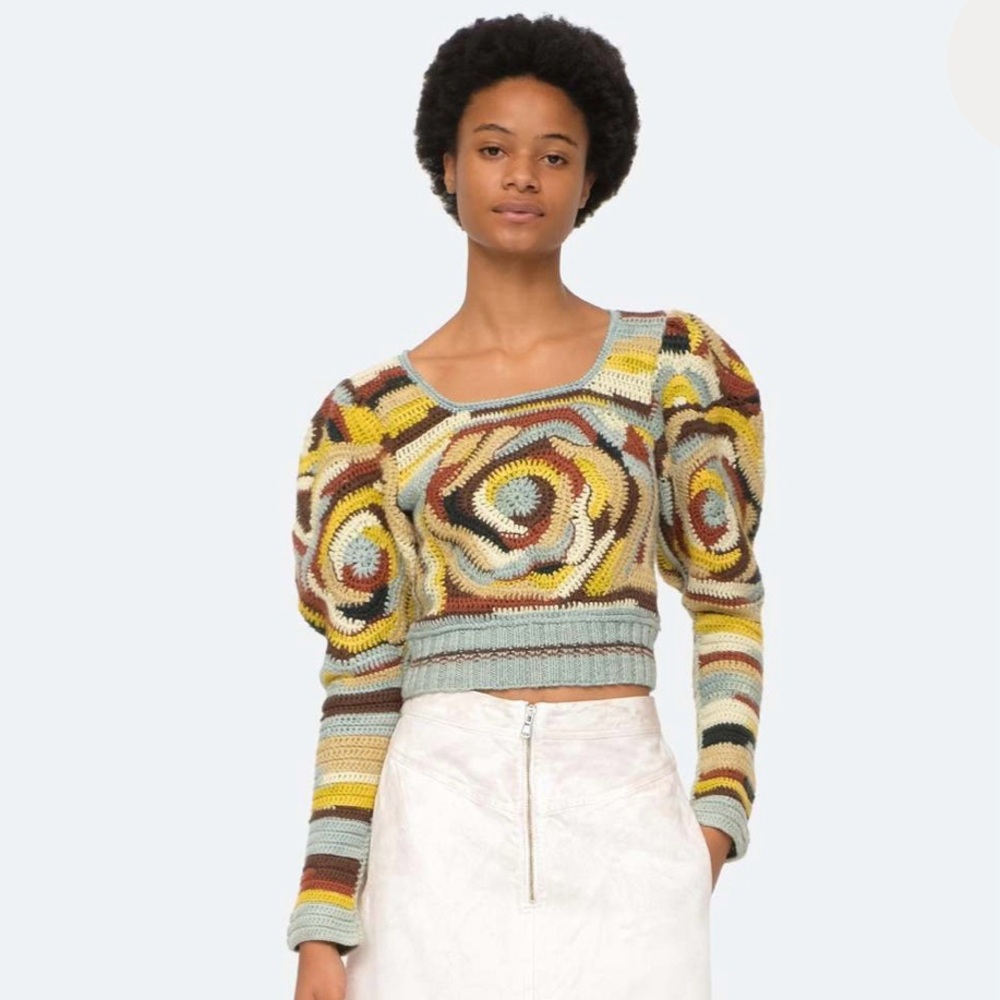 Sea New York Agnes crochet sweater